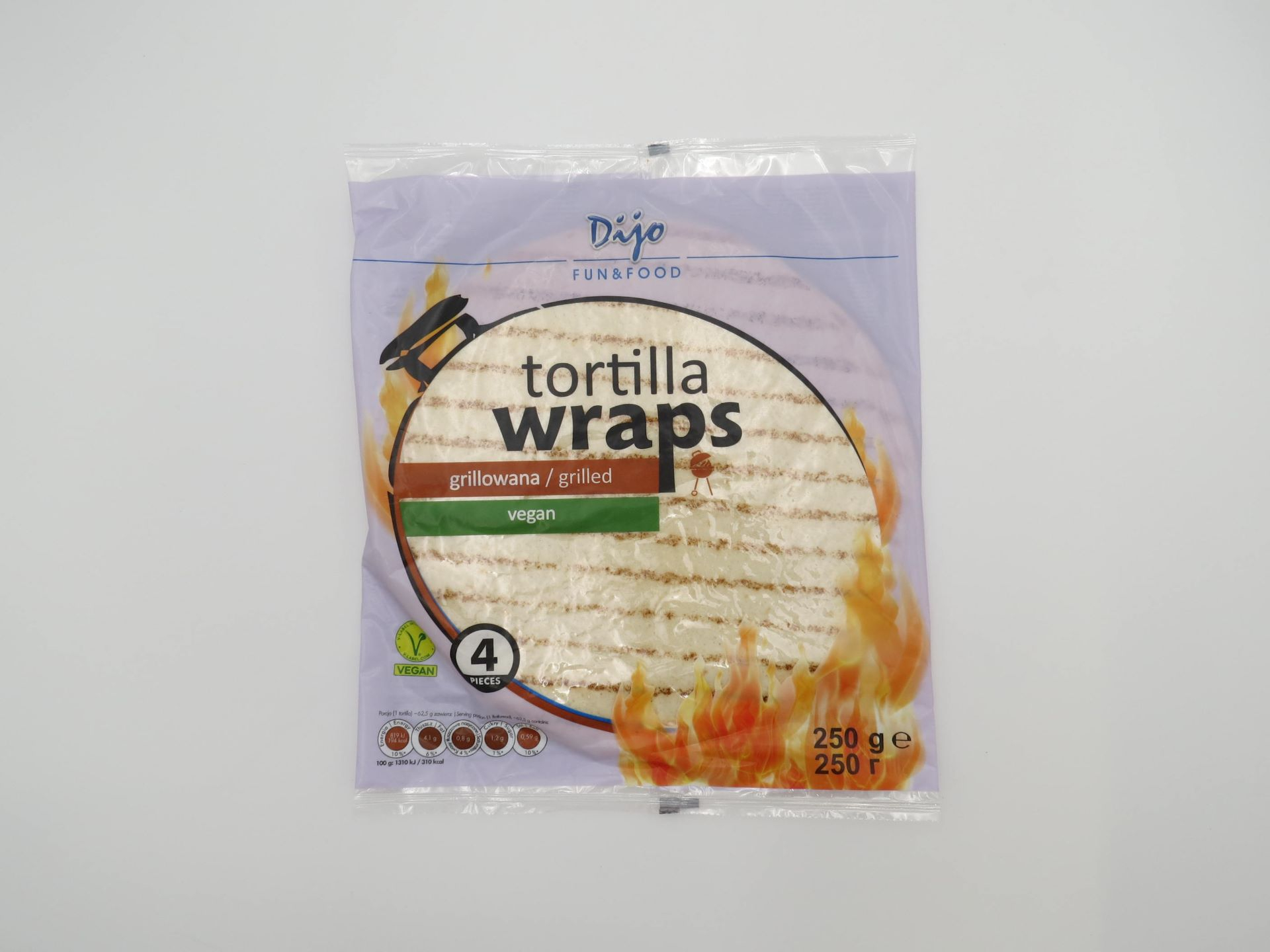 Dijo Tortilla grillezett 4db 250g