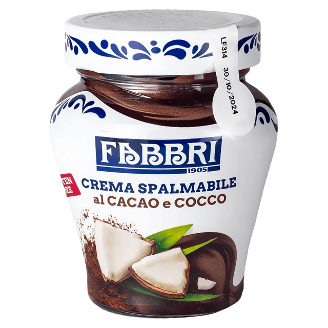 FABBRI Kókuszos kakaó krém 200g