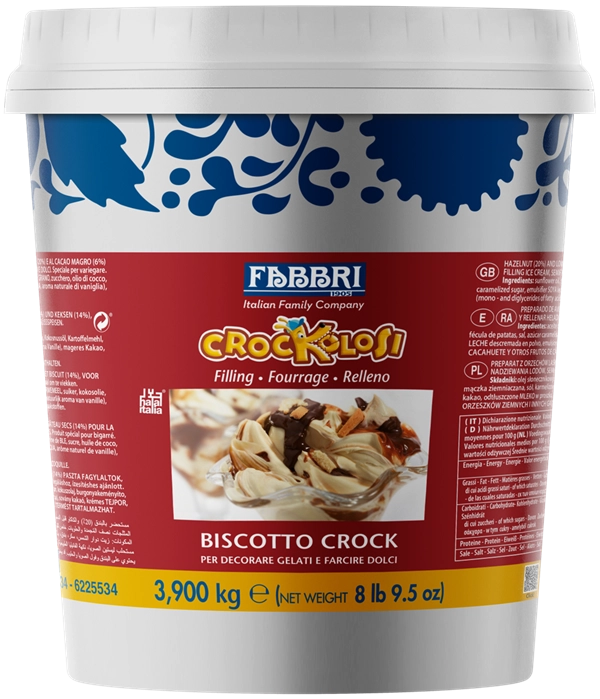 FABBRI csokis keksz crock. 3,9kg