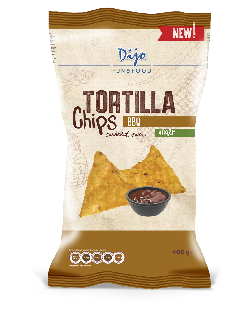 Dijo Tortilla chips BBQ 400 g