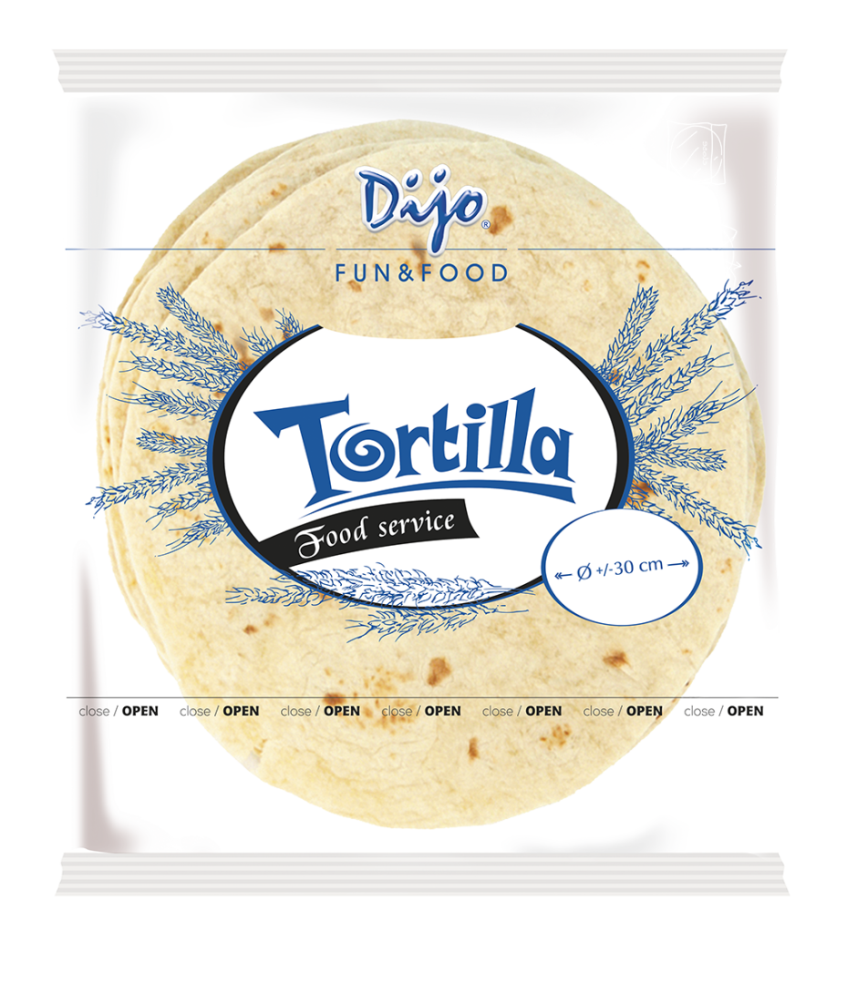 Dijo Búza tortilla 1755 g (30 cm) 18 db/cs