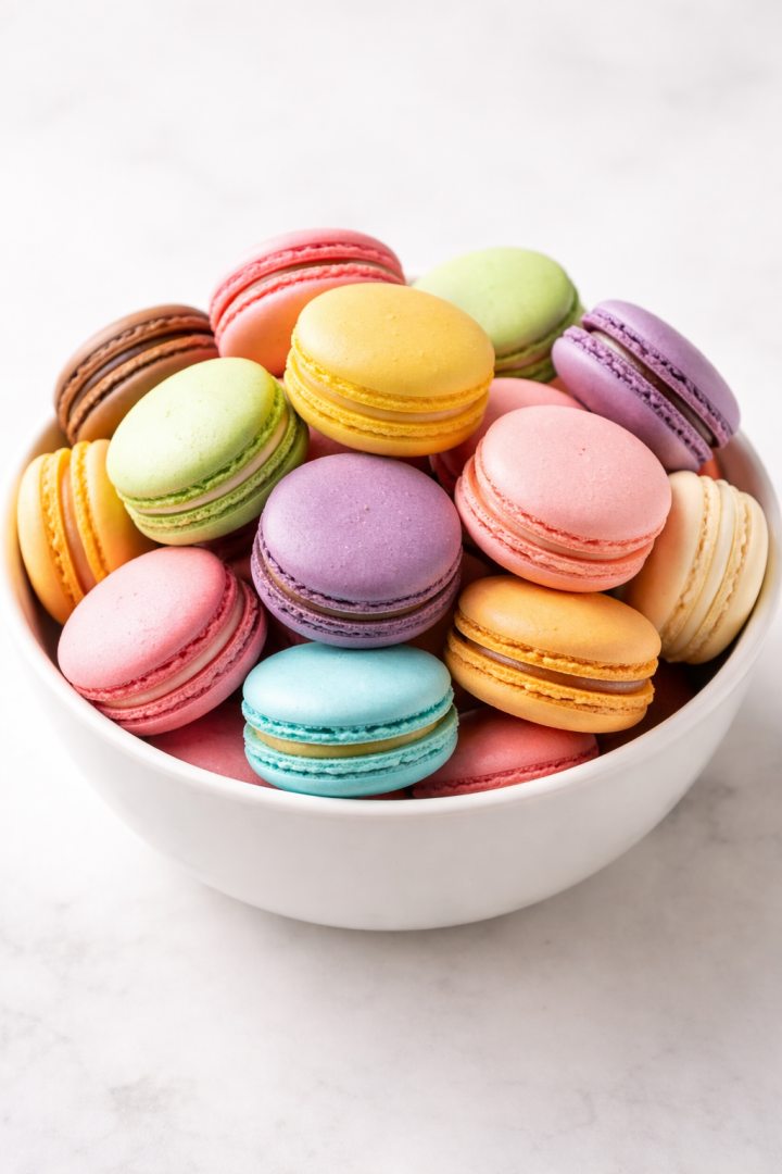 Színes macaron héj 45mm 156db/#