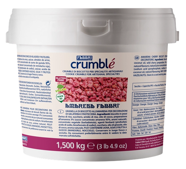 FABBRI Crumble/ropogós Amarena (meggy) 1,5kg
