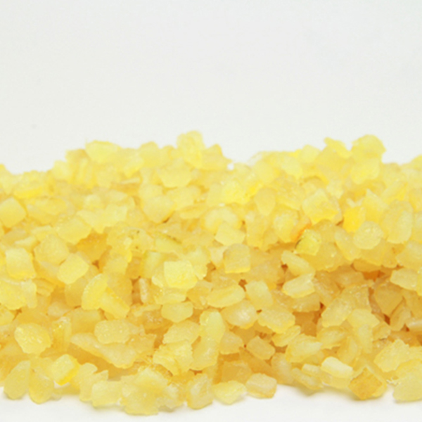 Kandírozott citromhéj kocka 5 kg A(glükóz, fruktóz nélkül)