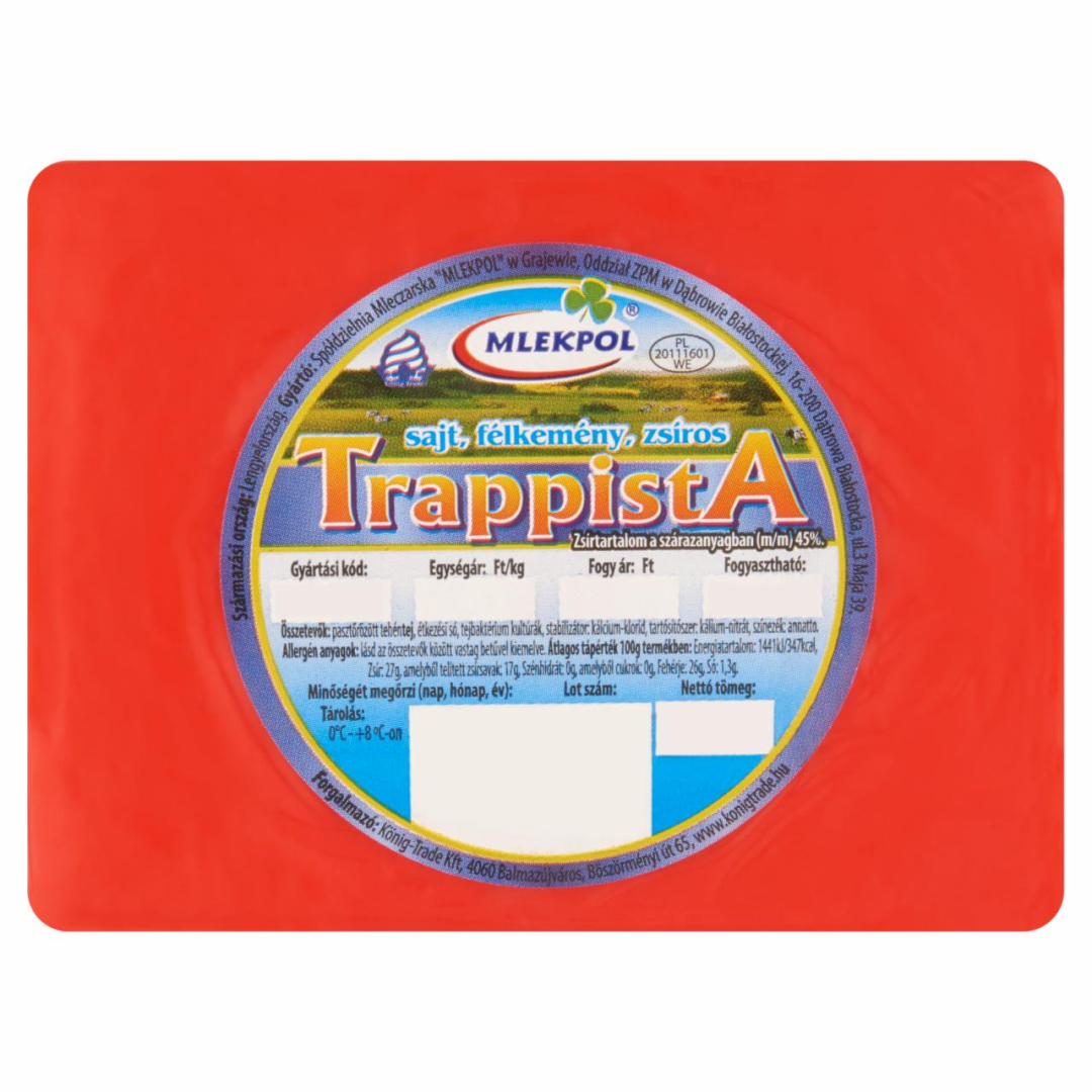 Trappista tömbsajt ca.3kg (PL)