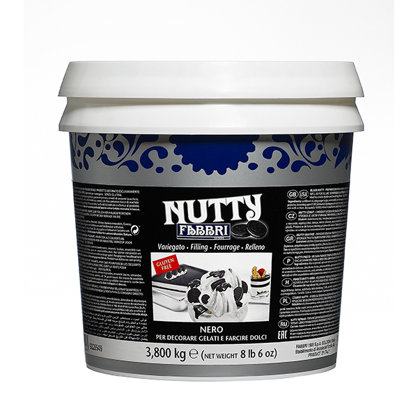 FABBRI FEKETE NUTTY VARIEGATO  3,8kg
