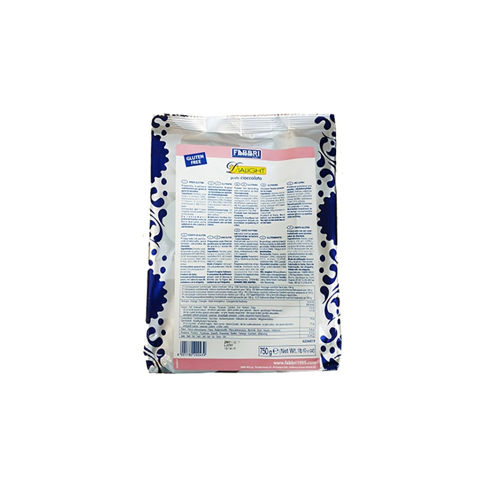 FABBRI DIALIGHT CSOKOLÁDÉ 750g