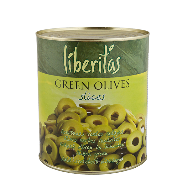 Zöld szeletelt olívab.3kg IB