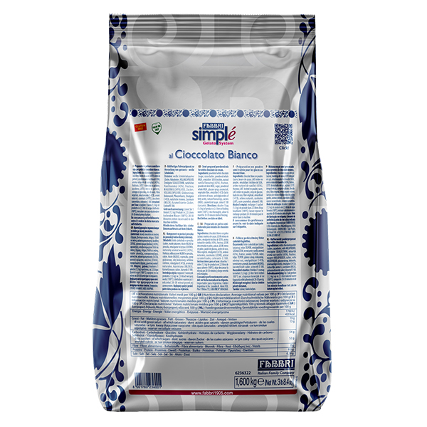 FABBRI SIMPLÉ FEHÉR CSOKOLÁDÉ 1,6KG