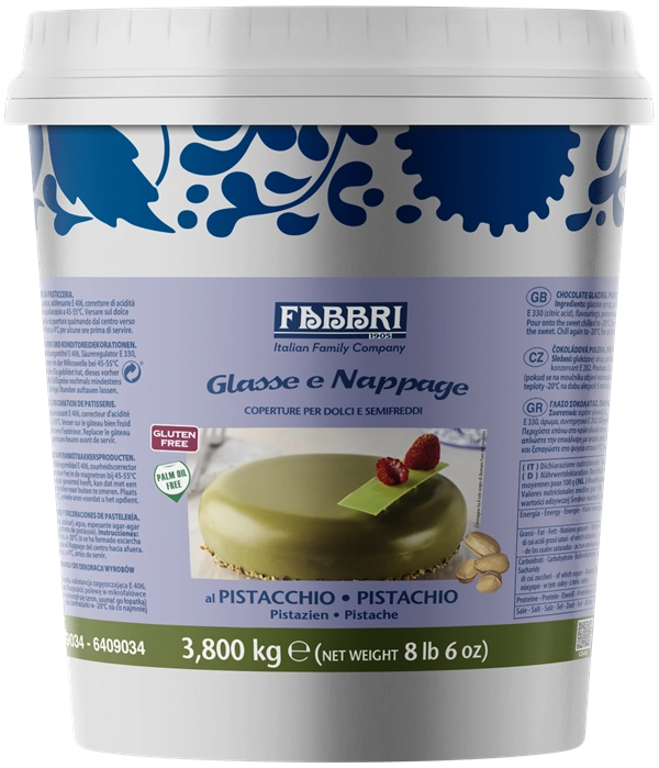 FABBRI Pisztácia glazúr 3,8kg