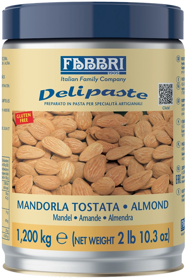 FABBRI Pirított mandula paszta 1,2kg