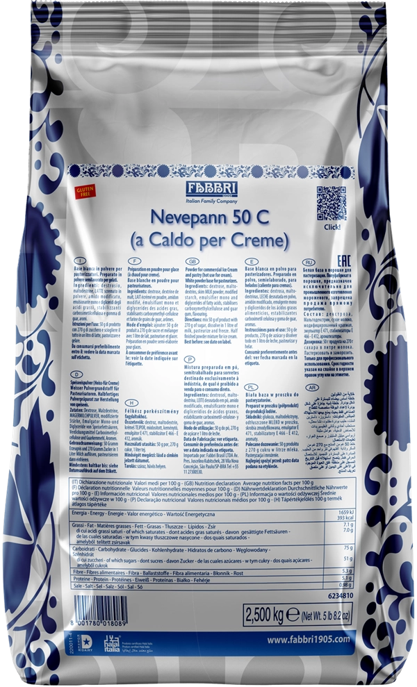 FABBRI nevepann 50 c alap 2,5kg