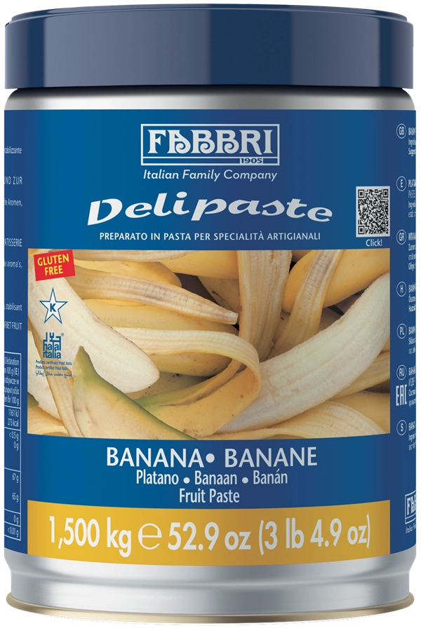 FABBRI banán paszta 1,5kg