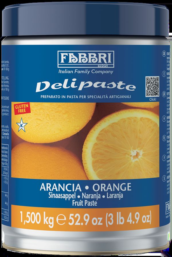 FABBRI narancs paszta 1,5kg