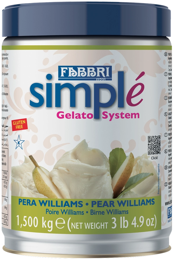 FABBRI simple körte készpaszta 1,5kg