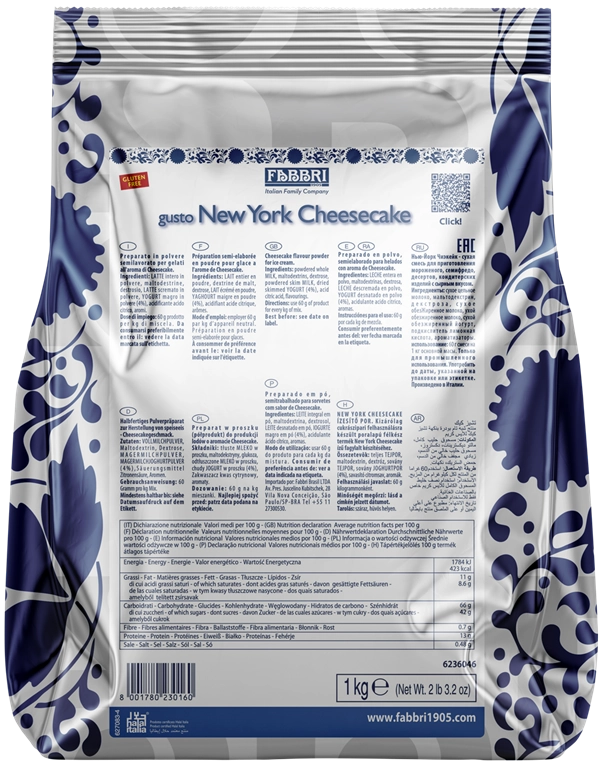 FABBRI NEW YORK CHEESECAKE ízesítő 1kg