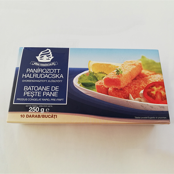 KŐNIG Panírozott halrúd 250g
