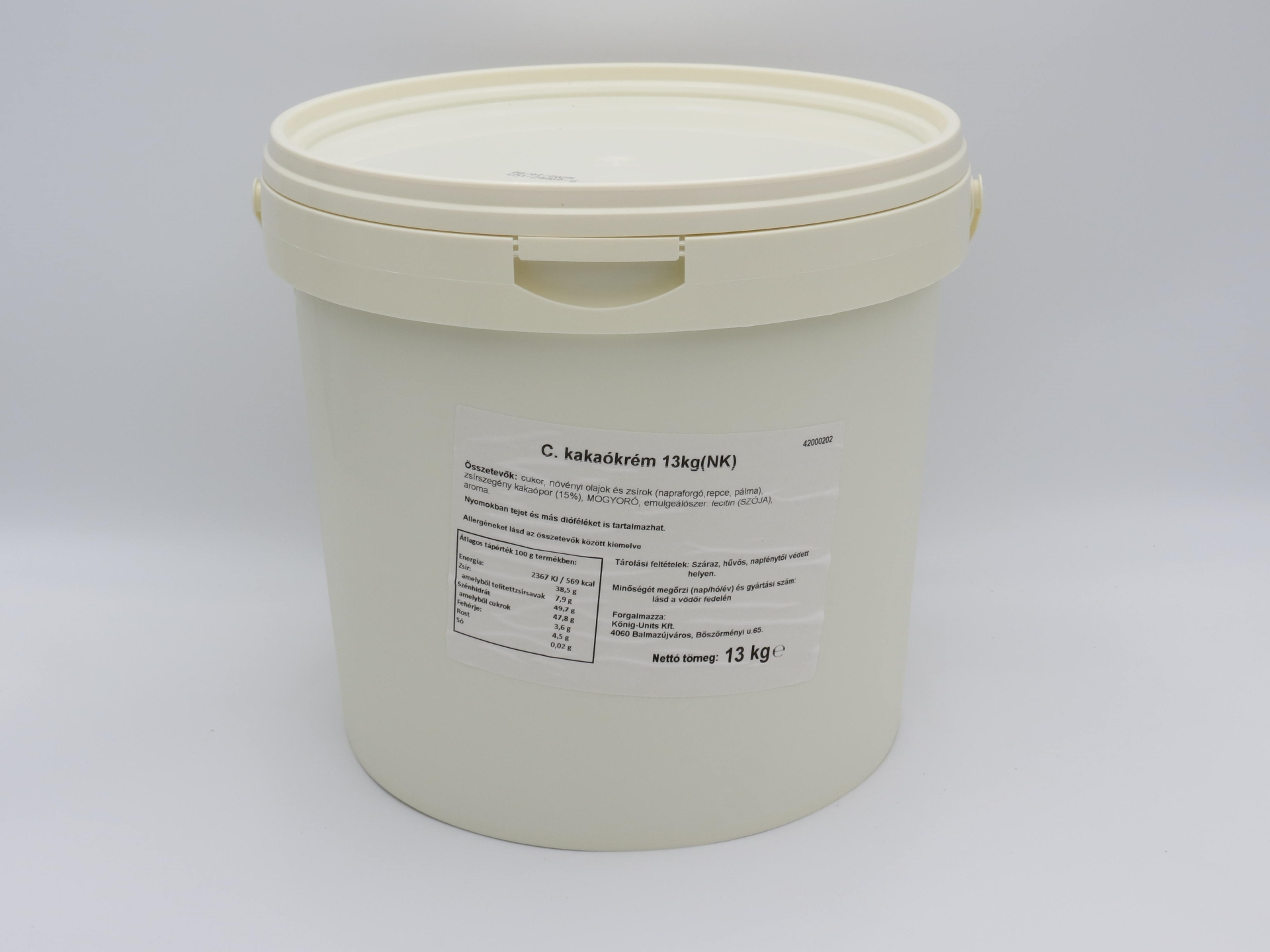 C. kakaókrém 13 kg (Nutkao)