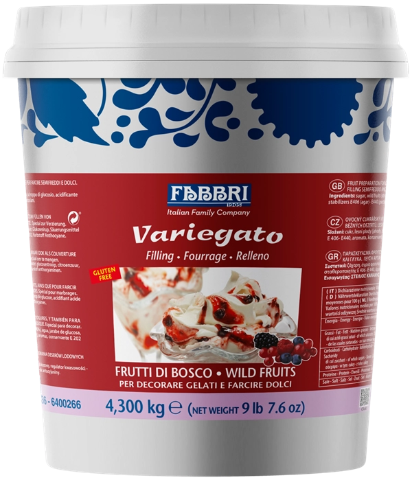 FABBRI erdei gyümölcs varieg. 4,3kg