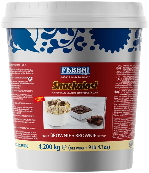 FABBRI Brownie varieg. Snackoloso 4,2kg