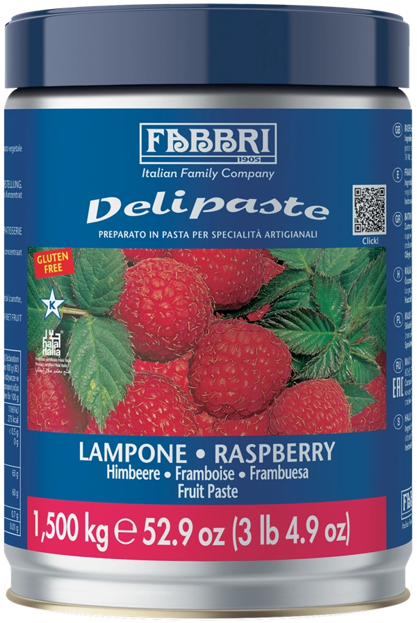 FABBRI málna paszta 1,5kg